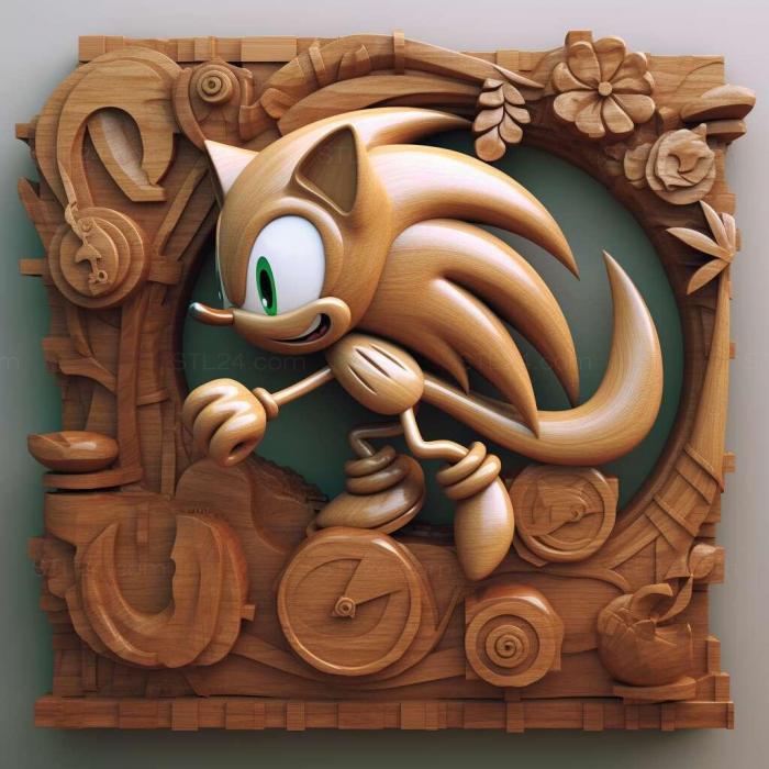 Games (Sonic Advance 2 4, GAMES_33220) 3D models for cnc